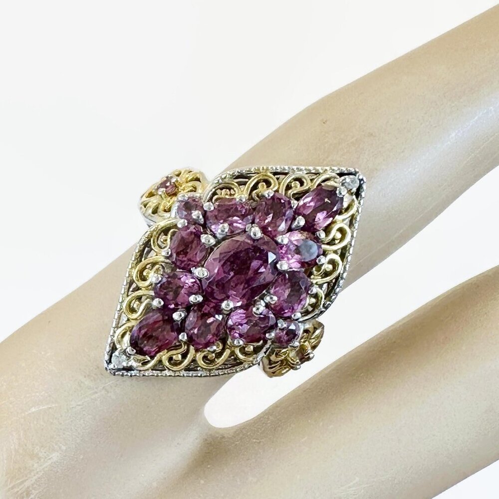 Gemstone Ring, Chuck Clemency: Designer, STS, Gold, Pink Tourmaline, Size 6